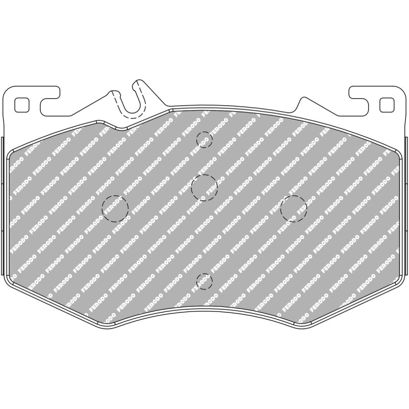 Plăcuțe de frână FERODO DS2500 FRP3166H - F-RP3166H - FRP3166H - 3666618076041